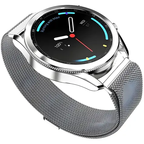 Mercury Mesh Strap řemínek pro Apple Watch 38/40/41 mm stříbrná / Řemínek / Nerezová síťovina / Magnetické zapínání