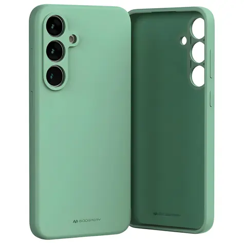 Mercury Silicone pouzdro pro Samsung Galaxy S24 FE zelená / Pouzdro na mobil / Silikonové