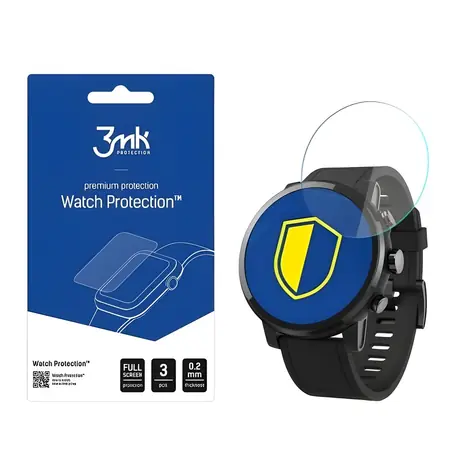 3mk Watch Protection FlexibleGlass Xiaomi Amazfit Stratos Plus / Hybridní sklo / 3 ks