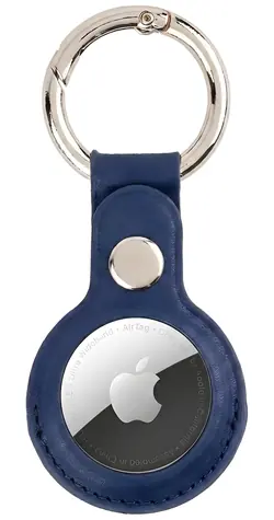 Mercury kožené pouzdro pro Apple AirTag tmavě modrá / Pouzdro / kožené / pro Apple AirTag