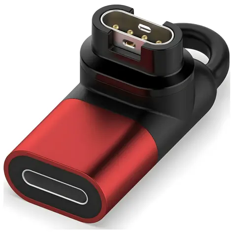 MajesticLine adaptér Lightning pro nabíjení hodinek Garmin červený / Adaptér / nabíjecí