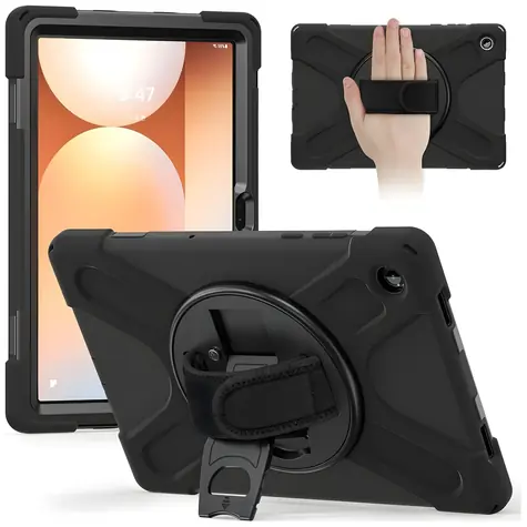 4smarts Rugged Case Grip pro Samsung Galaxy Tab A11 černé / Pouzdro / s poutkem na ruku