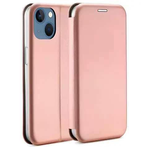 Beline Book Magnetic Apple iPhone 15 růžovozlatá / Pouzdro / Typu kniha / Magnetické / TPU, umělá kůže