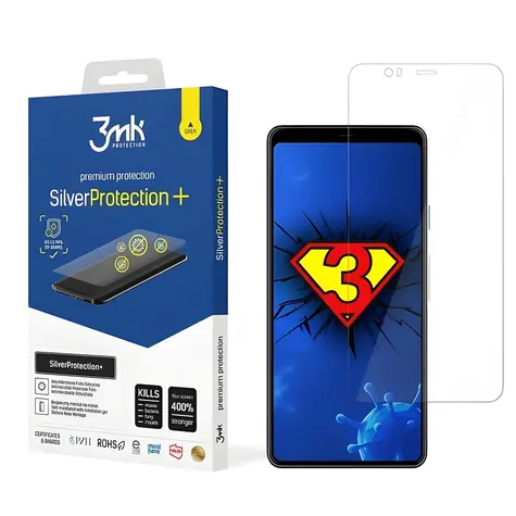 3mk SilverProtection+ Google Pixel 4 XL / Fólie antimikrobiální / montáž na mokro