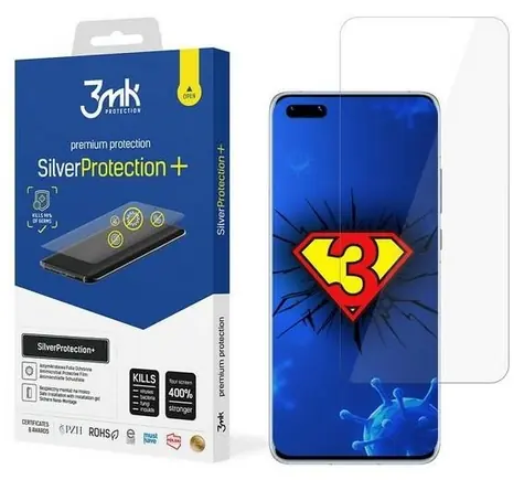 3mk SilverProtection+ Huawei Mate 40 Pro / Fólie antimikrobiální / montáž na mokro