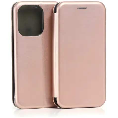 Beline Book Magnetic růžové zlato / Flipové pouzdro / Oppo Reno 15 Pro / Magnetické