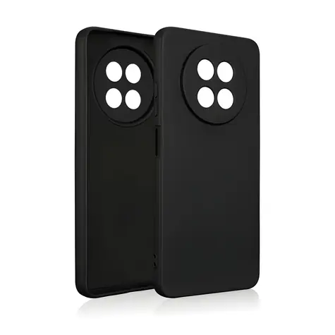 Beline Silicone Case černá / Ochranný kryt / Realme 12 5G / Silikon s textilní podšívkou