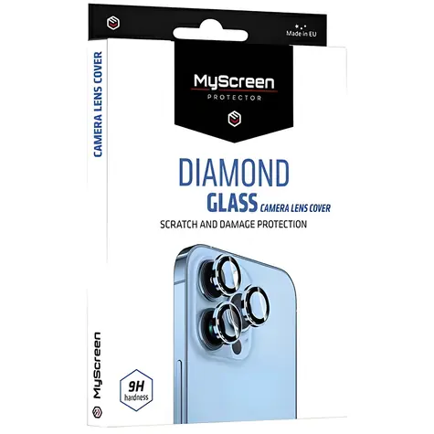 MyScreen Diamond Glass fialová / Ochranné sklo fotoaparátu / Apple iPhone 14/14 Plus / tvrzené sklo 9H