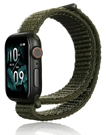 Beline Nylon Collection cargo khaki / Pásek pro Apple Watch / 38/40/41mm / nylonový