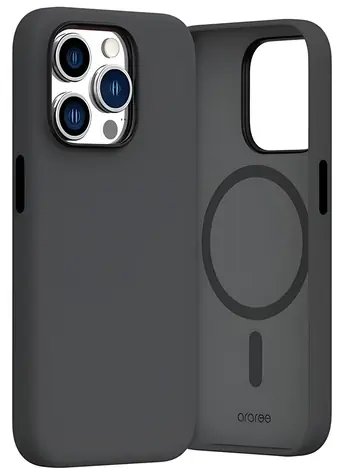Araree Typoskin M černá / Kryt / pro Apple iPhone 15 Pro / MagSafe