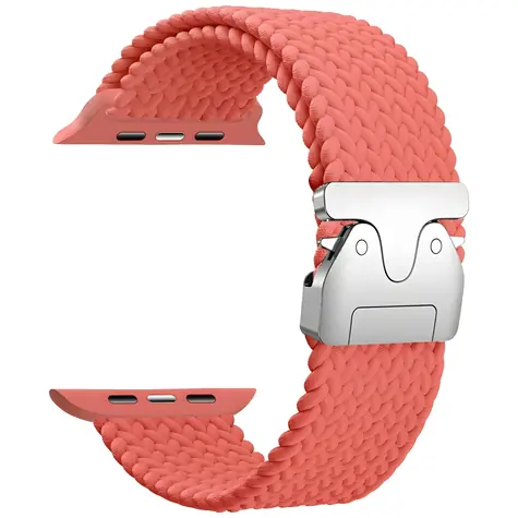 Beline Woven Nylon Parachute růžovočervená / Řemínek pro Apple Watch / 42/44/45/49 mm / Nylon