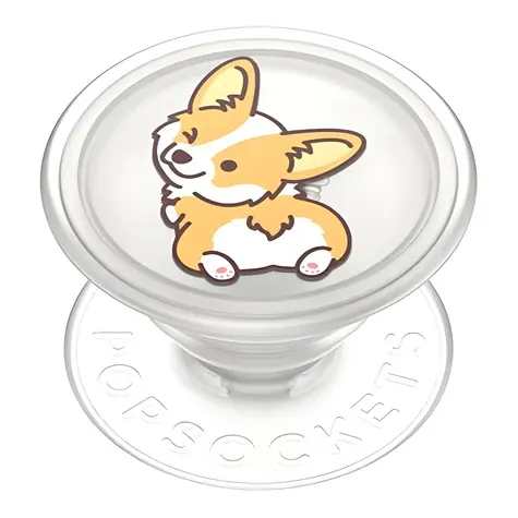 PopSockets PopGrip PlantCore Cheeky Corgi / Držák telefonu / Skládací stojánek