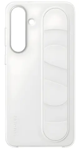 Samsung Standing Grip Case bílá / Kryt na telefon / Galaxy S25 FE