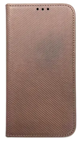 Smart Magnet Book pro Infinix Hot 30 růžovo-zlatá / Pouzdro / Flipové / TPU, syntetická kůže