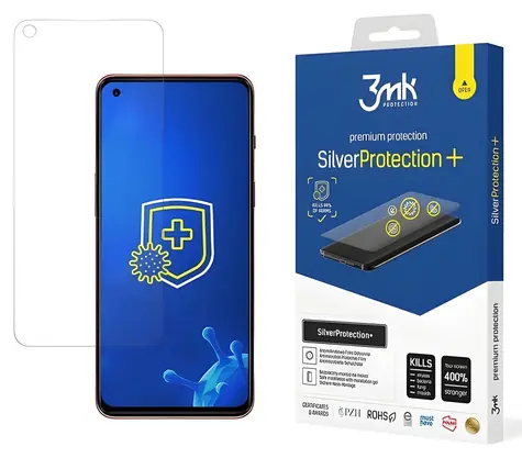 3mk SilverProtection+ OnePlus Nord 2 5G / Ochranná fólie / antimikrobiální / mokrá instalace