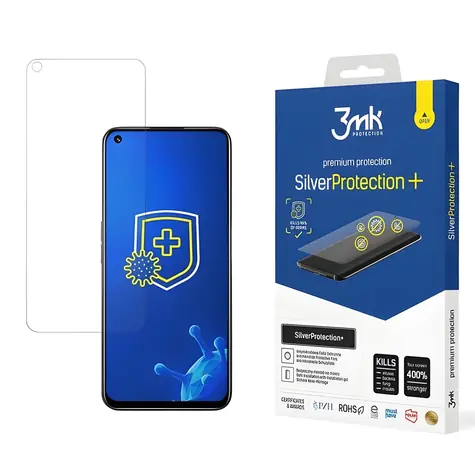 3mk SilverProtection+ Realme 8i / Ochranná fólie / Antimikrobiální / Mokrá instalace