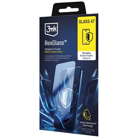 3mk UniGlass Universal 56 / Ochranné sklo / univerzální / Impact Resistance technologie