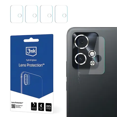 3mk Lens Protection pro OnePlus Ace 3 / Sklo na fotoaparát / hybridní sklo / 4 ks