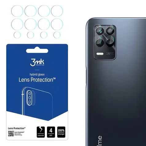 3mk Lens Protection Realme 9 5G / Sklo na fotoaparát / hybridní / 4 ks