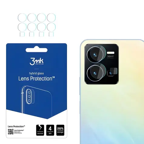 3mk Lens Protection / Ochranné sklo na fotoaparát / Vivo Y22s / 4 ks