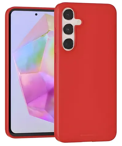 Mercury Soft červená / Pouzdro / TPU / pro Samsung Galaxy A35 5G