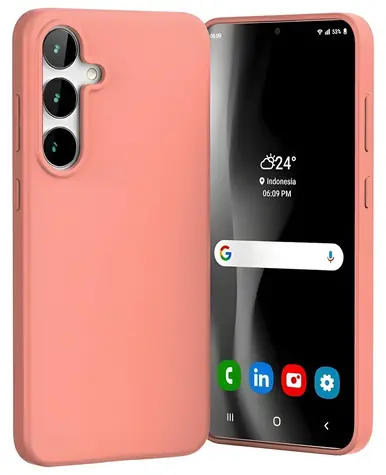Mercury Soft pouzdro pro Samsung Galaxy S24 FE (S721) růžová / Pouzdro na mobil / TPU