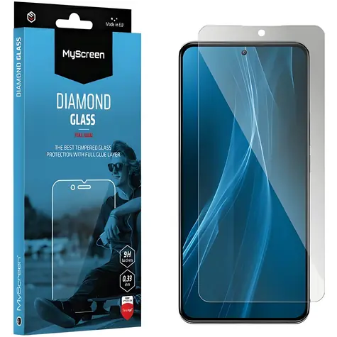 MyScreen Diamond Glass edge Full Glue černá / Ochranné sklo / Huawei Nova 11 / 9H / lepení přes celý displej