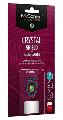 MyScreen CRYSTAL BacteriaFREE pro Motorola Moto G82 / Ochranná fólie na displej / Antibakteriální