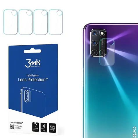 3mk Lens Protection Oppo A72 / Sklo na fotoaparát / hybridní / 4 ks