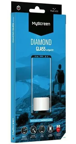 MyScreen DIAMOND GLASS edge3D pro Motorola Edge 60 Pro/60s černá / Ochranné sklo / 9H / Tvrzené