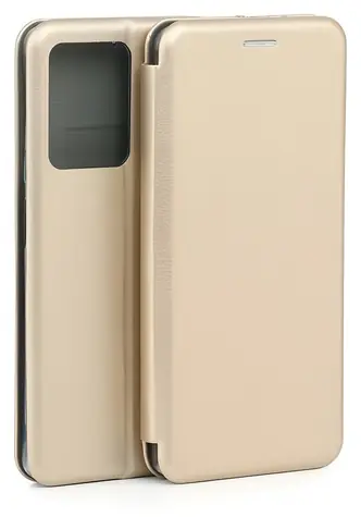 Beline Magnetic Book pouzdro pro Poco X5 Pro zlatá / Pouzdro typu kniha / Magnetické zapínání / Umělá kůže