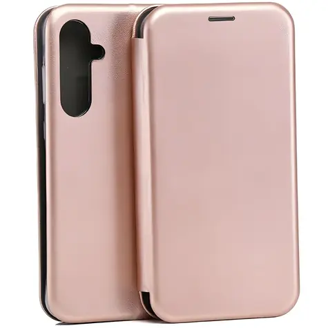 Beline Book Magnetic pouzdro pro Samsung Galaxy A35 růžovozlatá / Pouzdro typu kniha / Magnetické zapínání / Umělá kůže