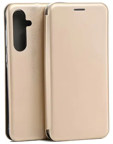 Beline Book Magnetic Samsung Galaxy A55 zlatá / Pouzdro typu kniha / Magnetické zapínání