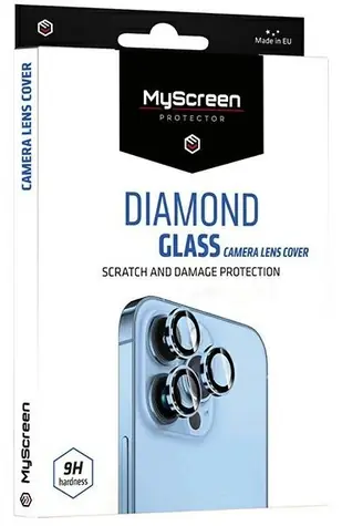 MyScreen Diamond Glass Apple iPhone 14 Pro/14 Pro Max fialová / Ochranné sklo fotoaparátu / 9H / Instalační sada