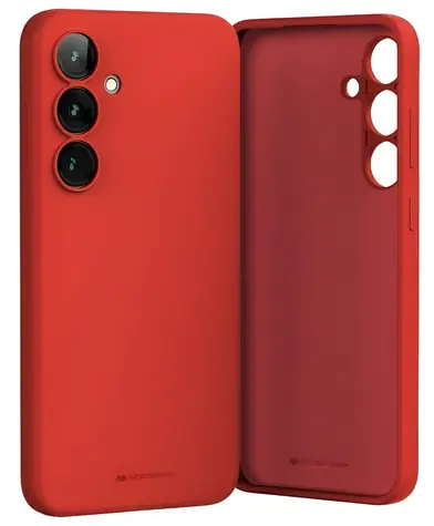 Mercury Silicone pouzdro pro Samsung Galaxy A16 (A166) červená / Pouzdro / Silikonové
