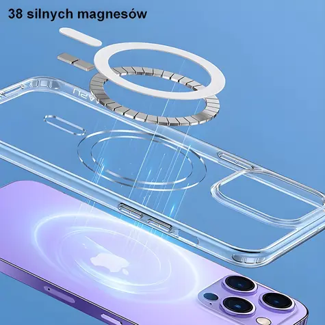 USAMS Ice Magnet US-BH801 čirá / Kryt / Apple iPhone 14 Plus, 15 Plus 6.7