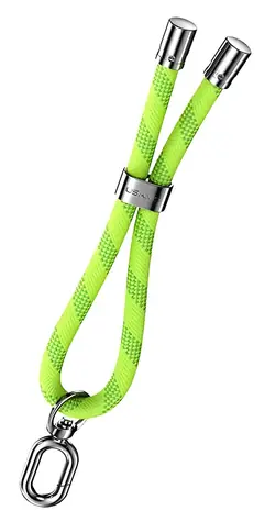 USAMS ZB317 zelená / Šňůrka na telefon / univerzální / 34 cm