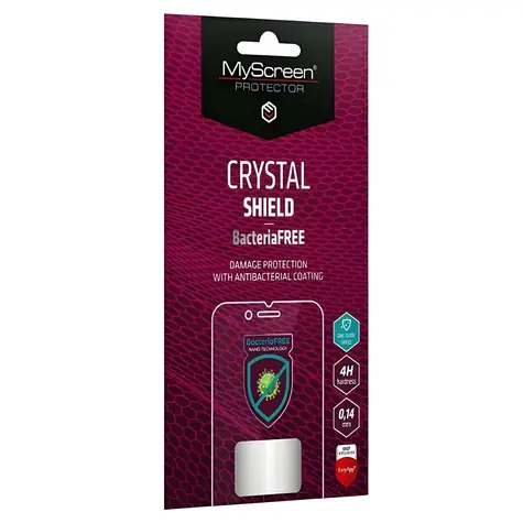 MyScreen CRYSTAL BacteriaFree Realme C63 / Ochranná fólie na displej / Antibakteriální / Tvrdost 4H