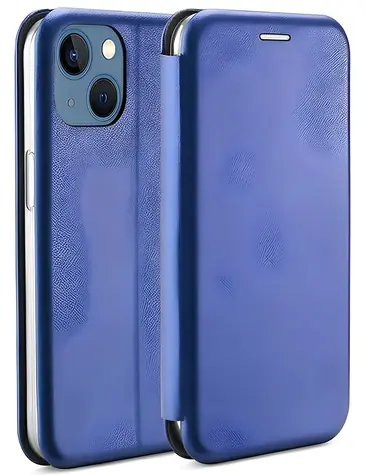Beline Book Magnetic Case modrá / Kryt / Apple iPhone 15 Plus / Flip, magnetické zavírání