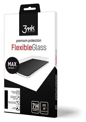 3mk FlexibleGlass Max černá / Hybridní sklo / Xiaomi Redmi 5 Plus / 7H / 0,2 mm