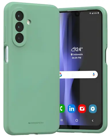 Mercury Silicone zelená / Kryt / Samsung Galaxy A26 / Silikon