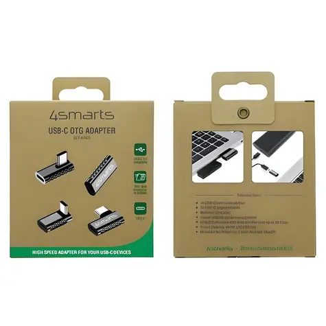 4smarts OTG adaptér USB-C 4v1 / Adaptér / 100 W / USB 3.2 / 20 Gb/s