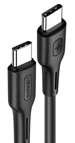 USAMS U43 US-SJ459 černá / Datový kabel / USB-C - USB-C / 100W PD / 5A / 1,2 m