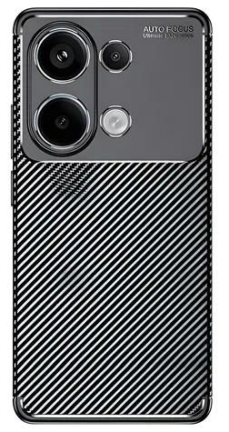 Beline Carbon Armor kryt pro Xiaomi Redmi Note 13 Pro 4G černá / Kryt / TPU