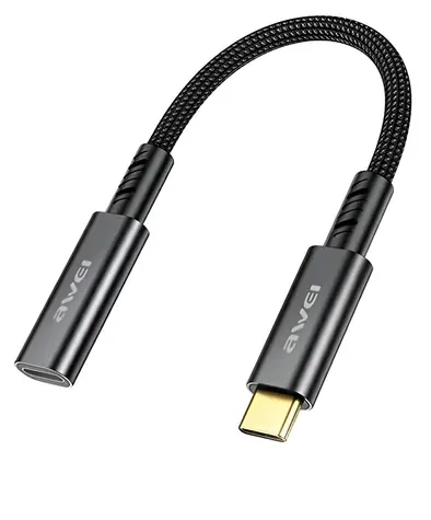 AWEI CL-216T černá / Adaptér / USB-C/USB-C / 10Gbps / 60W