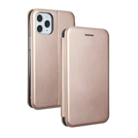 Beline Book Magnetic růžovozlatá / Pouzdro typu kniha / pro Apple iPhone 12 mini / magnetické zapínání