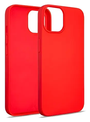 Beline Silicone Case červená / Kryt / Apple iPhone 14 / Silikon