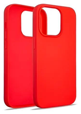 Beline Silicone iPhone 14 Pro červená / Kryt / silikonový / mikrovlákno vnitřek