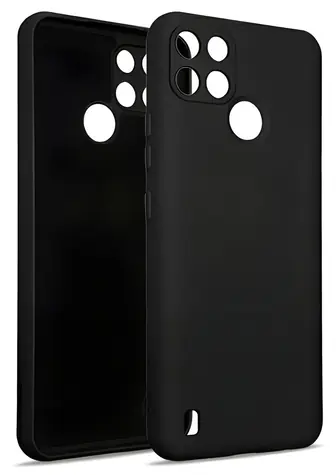 Beline Silicone Case Realme C25Y (2021) černá / Pouzdro / Silikonové