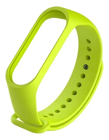 Beline silikonový pásek pro Xiaomi Mi Band 5/6/7 limetková / Pásek / silikonový